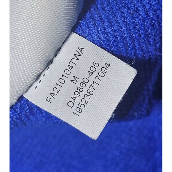 Nike AIR JORDAN Mens Pullover Dri-Fit Hoodie Jumpman Logo Streetwear MEDIUM Blue - Picture 7 of 11